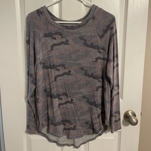 Pinkish camo long sleeve